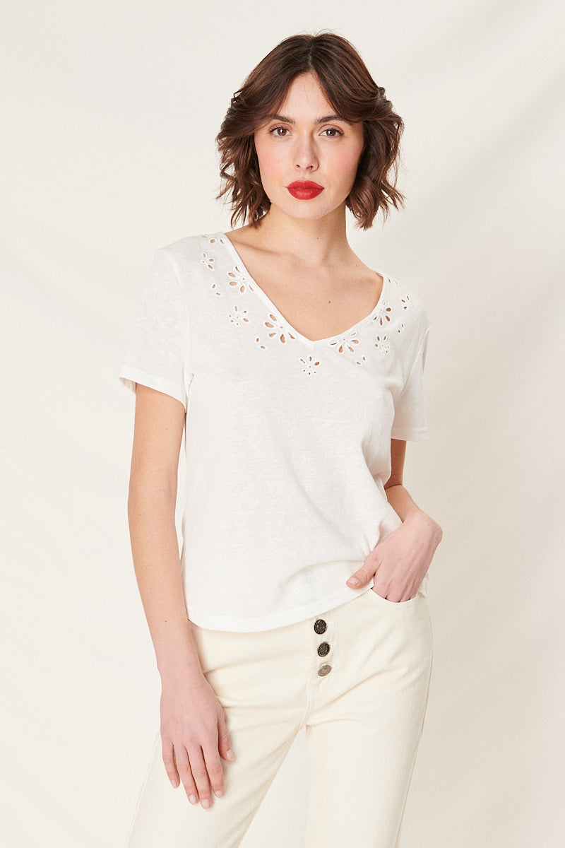 T-SHIRT FLEUR