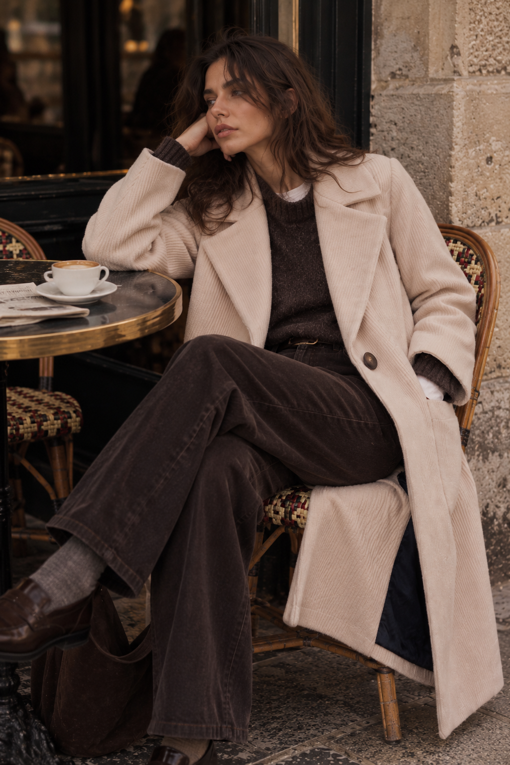 Manteau Nils Beige – Nathael Paris